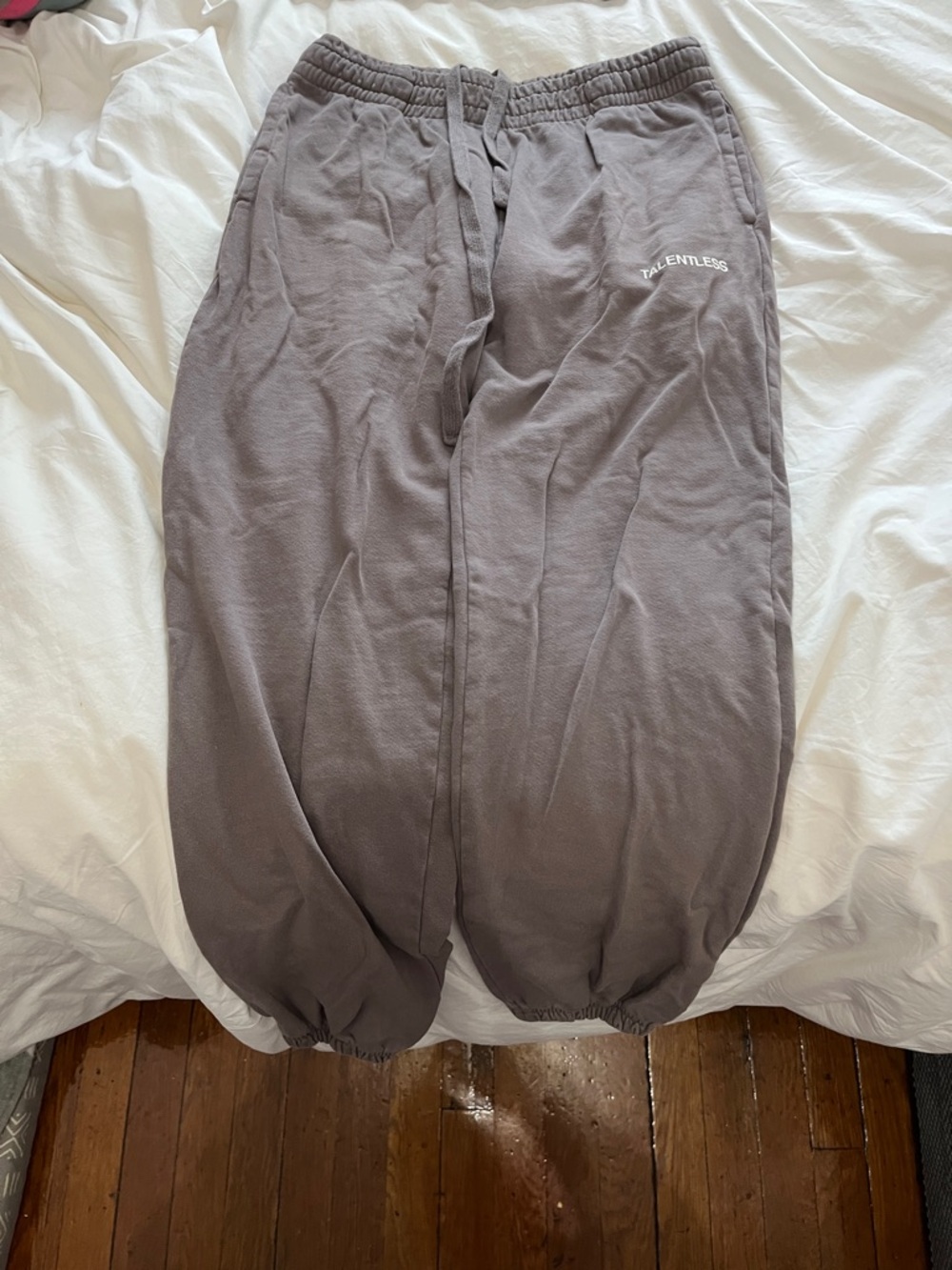 TALENTLESS Gray Elastic Cuff Jogger Sweatpants